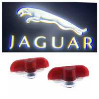 Jaguar ジャガー LED ロゴ プロジェクター ドア カーテシ ランプ Xタイプ XJ XK XKR タイプドア ライト エンブレム マーク ドア ライト