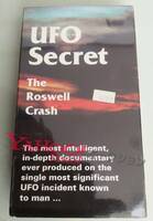VHS ビデオテープ UFO Secret Roswell Crash ロズウェル UFO 墜落事件 宇宙人 外星人 シュリンク未開封