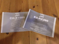 JVC カセットレシーバー　KS-RX260　取扱説明書　／　CDチェンジャー　CH-X1000　取扱説明書