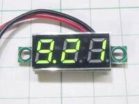 ☆☆ 格安 LED電圧計 2.5-30v 2線式 緑 ☆☆