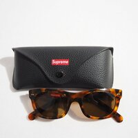 M3466f1　●Supreme シュプリーム●17SS Alton Sunglasses Red Tortoise サングラス ブラウンデミ イタリア製 rb mks