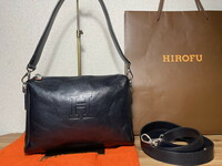 ●１１５００円即決・送料込み●　　HIROFU　ヒロフ　２ＷＡＹ　レザーバッグ