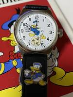 腕時計 ディズニー クォーツ ドナルドダック ペドル社 レトロ 復刻版