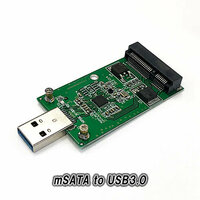 【C0099】mSATA SSD を USB 3.0 SSD に変換 - mSATA SSD を USB-A で接続