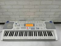YK9770 電子ピアノ キーボード CASIO LK-203TV 光ナビゲーションキーボード ACアダプター付き　出音確認済み　現状品