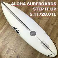 【訳あり新品未使用】ALOHA SURF BOARDS 「STEP IT UP」 5.11 james wood アロハサーフボード　EPS