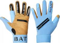 ★USサイズ XL（日本2XLサイズ）★ ウォースティック バッティンググローブ Warstic Adult Workman3 Batting Gloves ライトブルー
