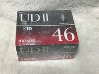 maxell UDⅡ ハイポジションカセットテープ 10本パック 未開封保存品。