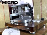 ターンテーブル MICRO BL-91 アームベース A1201/ゴムベルト/輸送ネジ等付属 当社整備/調整済品 Audio Station