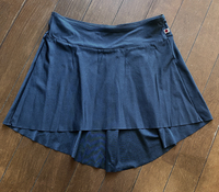 YUMIKO ユミコ イザベル スカート ショート丈 Mサイズ ダークグレー バレエスカート 大人バレエ プルオンスカート