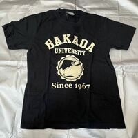 赤塚不二夫 Tシャツ バカ田大学 半袖 ロゴ 公式 バカボン レア