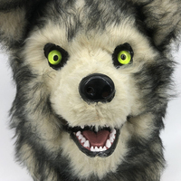 アニマルムービングマスク 口が連動して動く 動物 アニマルマスク オオカミ 狼 超リアル ウルフ wolf マスク ハロウィン コスプレ