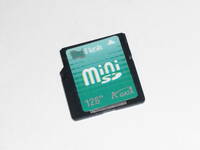 動作保証！A・DATA miniSDカード 128MB