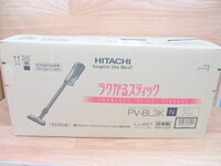 ☆未使用保管品 HITACHI 日立 充電式掃除機 PV-BL3K ラクかるスティック コードレススティッククリーナー 2023年製 (A032602) 