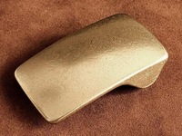 真鍮 レザーベルト用 バックル（ピンバックル）ベルト幅40mm 尾錠 ソリッドブラス ギャリソンベルト ハーネスベルト メンズ アメカジ