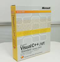 Microsoft Visual C++.net standard Version 2003 ビジュアルベーシック 外箱あり 開封品 プロダクトキー付 ジャンク 【H24030111】