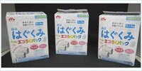 [DSE] (新品) 森永 はぐくみ エコらくパック つめかえ用 (400ｇ×2袋入) ×3箱 まとめ売り 粉ミルク 赤ちゃん