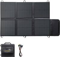新品 ソーラーパネル 単結晶 120Ｗ 折りたたみ式 ソーラーチャージャー ソーラー充電器 ポータブル電源用 太陽光パネル キャンプ Yinleader