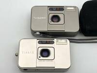 FUJIFILM TIARA Ⅱ / CARDIA mini TIARA コンパクトフィルムカメラ 2点セット ジャンク【1円〜】