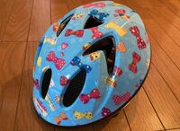 子供用自転車ヘルメットSサイズ キッズ 3〜7歳 リボン柄 美品！