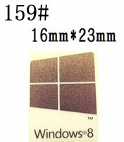 159# 【Windows8】エンブレムシール　■16*23㎜■ 条件付き送料無料