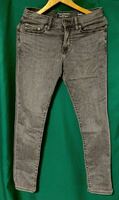 ■BANANA REPUBLIC バナナリパブリック / SLIM FIT / travel jeans / グレー USED加工 スリムフィット ストレッチ デニムパンツ W29 L30
