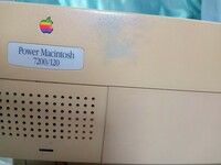Apple 7200/120 FlexScan E151L セット 通電のみ確認済 HDの起動音確認済 着払い 手渡しOK 