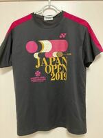 YONEX ダイハツ・ヨネックス ジャパンオープン 2019 大会記念Tシャツ ヨネックス　ブラック　　サイズM