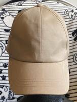 春にオススメ2♪ベージュカラーキャップ[H&M エイチアンドエム]スナップバックキャップ帽子CAP/フリー(56-58cm)男女OK/ユニセックス仕様♪