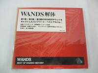 未開封 初回限定仕様 2000年 WANDS BEST OF WANDS HISTORY ベスト JBCJ-1030 アルバム CD 日本国内盤 当時物 