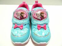 《特売セール!!》台湾★即決♪ 正規品!! ディズニー アナと雪の女王 スニーカー・靴 水色 (FR456) 17.0cm♪