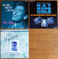 Billie Holiday ,Nat King Cole レーザーディスク　３枚