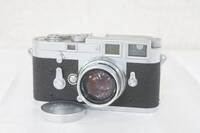 ⑫ Leica ライカ M3 レンジファインダー フィルムカメラ Summicron 5cm F2 レンズ セット 2203256021