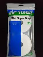 YONEX（ヨネックス）グリップテープ (ウェット) 30本 入り（白）