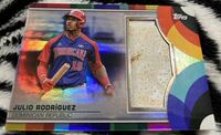 2023 Topps WBC Julio Rodriguez Patch Relic Refractor Topps BRC-JR DR