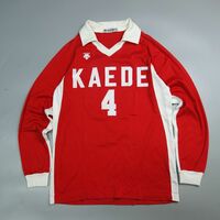 デサント製 KAEDE 楓 かえで ヴィンテージ バレーボールユニフォーム L メンズ レディース 社会人 大学 高校 中学