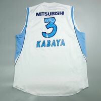 三菱電機メルコドルフィンズ スーパーリーグ #3 蒲谷 正之 ノースリーブユニフォーム 3XO バスケットボール メンズ 練習着