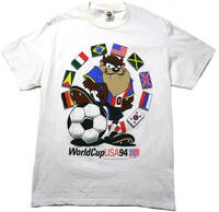 概ね美品！◆1994 サッカーワールドカップ アメリカ大会 半袖Tシャツ◆US 背高Lサイズ