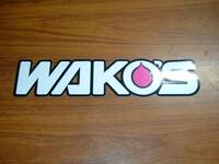 【送料無料】 非売品 WAKO'S ワコーズ 切り文字ステッカー（M）