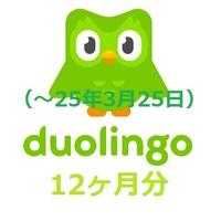 Super Duolingo 有料プラン 1年分 12ヶ月分 英語 韓国語 フランス語 中国語 外国語学習 デュオリンゴ