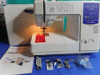JUKI　HZL-7800　THE　MISIN　日本製　自動糸切り　取り説　カバー付き　パワフル　皮革も縫えます　丈夫
