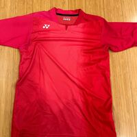 ☆YONEX ヨネックス ゲームシャツ テニス ウェア バドミントン Tシャツ 赤 Mサイズ