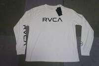 送込み 新品 RVCA ルーカ 希少 完売 ビッグルーカ ロングスリーブTシャツ 白黒 スケボー サーフ