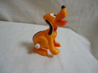 即決　ＵＳ　1970年代製　ウォルト ディズニー　プルート　8センチ　トコトコ　ドール　フィギュア　飾り物　台湾製　犬