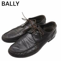 Bally バリー 通年 Uチップ レースアップ レザー シューズ 革靴 Sz.7 1/2　メンズ　I4G00044_2#U
