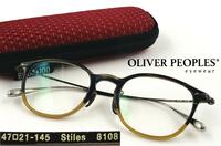 OLIVER PEOPLES Stiles 8108 オリバーピープルズ スタイルズ 度入り 眼鏡 メガネフレーム クリア ブラウングラデーション ケース付き