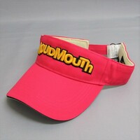 ラウドマウス バイザー 762-946 Pink(992)★ラスト1★送料無料 LoudMouth フリーサイズ 単色 ピンク シンプル