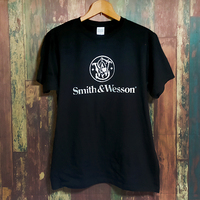 送込　Smith & Wesson　スミス&ウェッソン　半袖Tシャツ 黒　XLサイズ