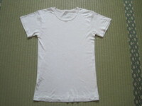 グンゼ・キッズ・アンダーシャツ・サラサラシャツ・ホワイト・１５０・半袖