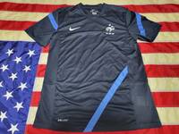 NIKE正規品FFFサッカーフランス代表半袖プラクチィスシャツ